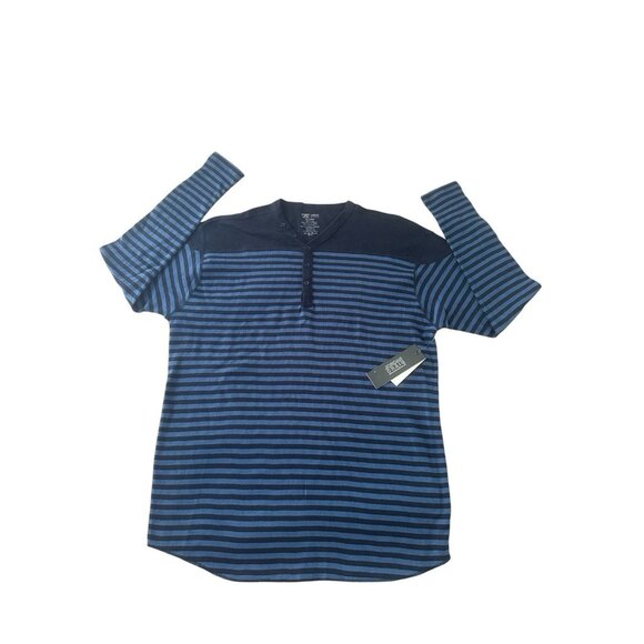 Jordan Craig Shirt Mens Long Sleeve Knit Thermal Striped Size 2XL New - Picture 1 of 12